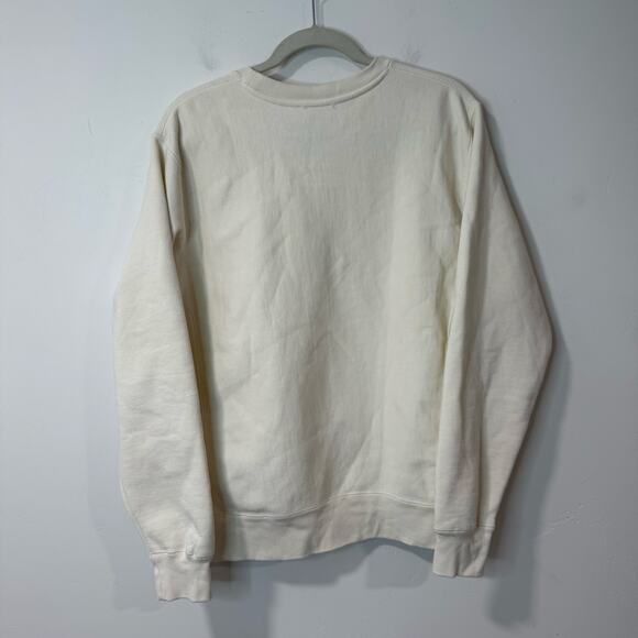 Adele Official Hello It’s Me Crew Sweatshirt Cream Small Embroidered Pullover - Picture 2 of 10